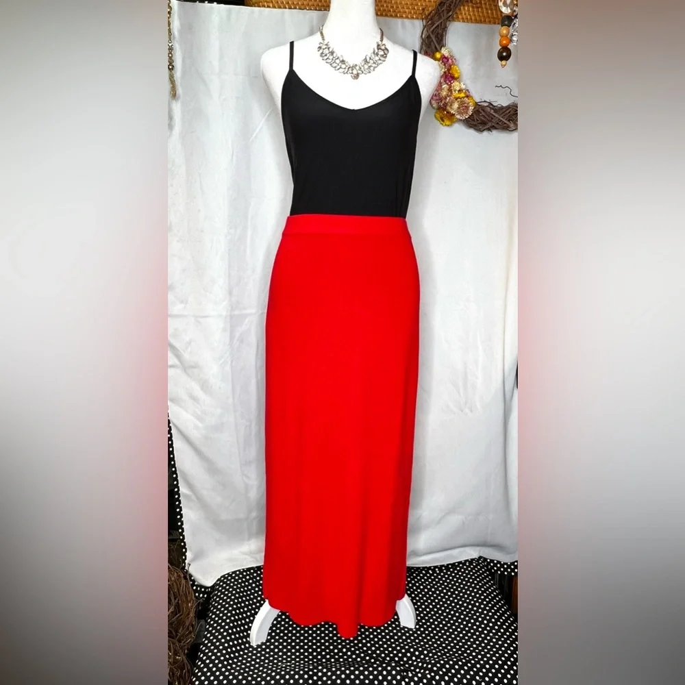 NWT Gretchen Scott Slimming Red Sailor Skirt Size Lg - Picture 2 of 15